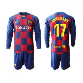 Tenue FC Barcelone Griezmann 17 Enfant Domicile 2019-2020 Maillot de Foot ML